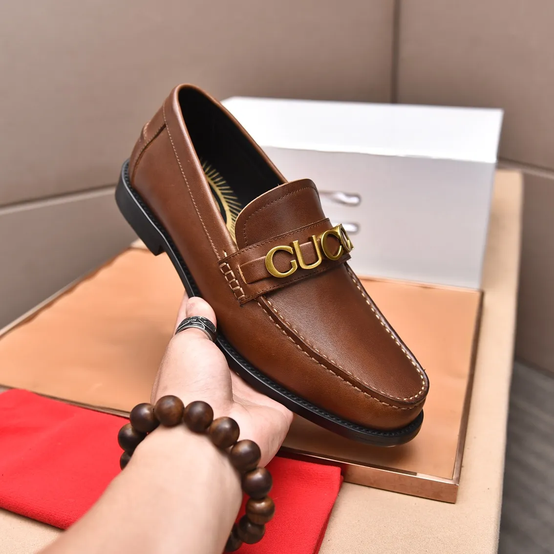 Men's shoes 💰580 📛📛Original (water-dyed cow lining) Gucci GUCCI official website formal shoes 🌀 Italian 🇮🇹 imported cowhide ➕ top imported water-dyed cowhide lining 💋 fine handmade original bottom, the real thing looks better when photographed in person Standard size 38-44